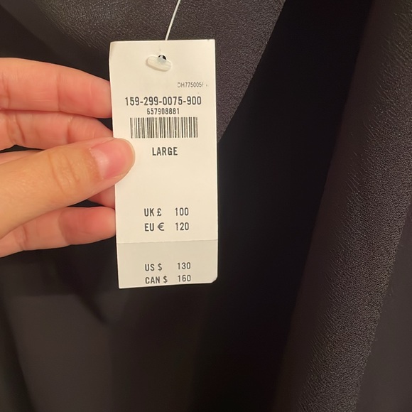 Abercrombie & fitch asymmetrical hem midi dress one shoulder - Picture 6 of 8